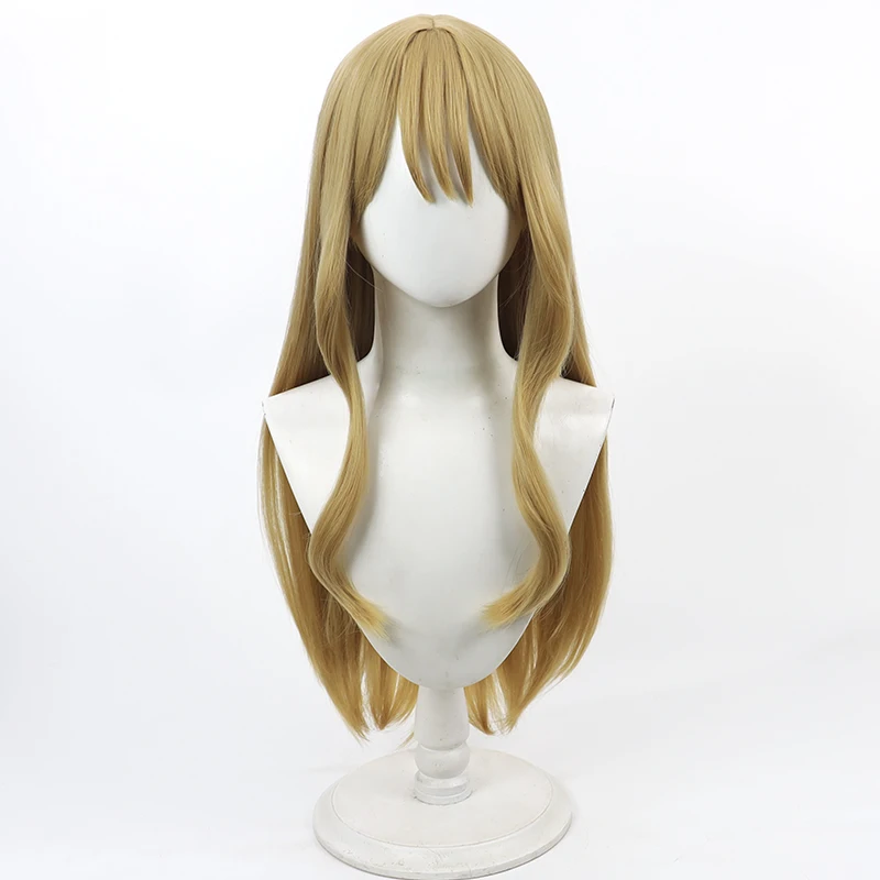 Hanaoka Makoto Cosplay Wig Senpai Otokonoko 80cm Heat Resistant Synthetic Hair Halloween Party Role Play Carnival + Wig Cap