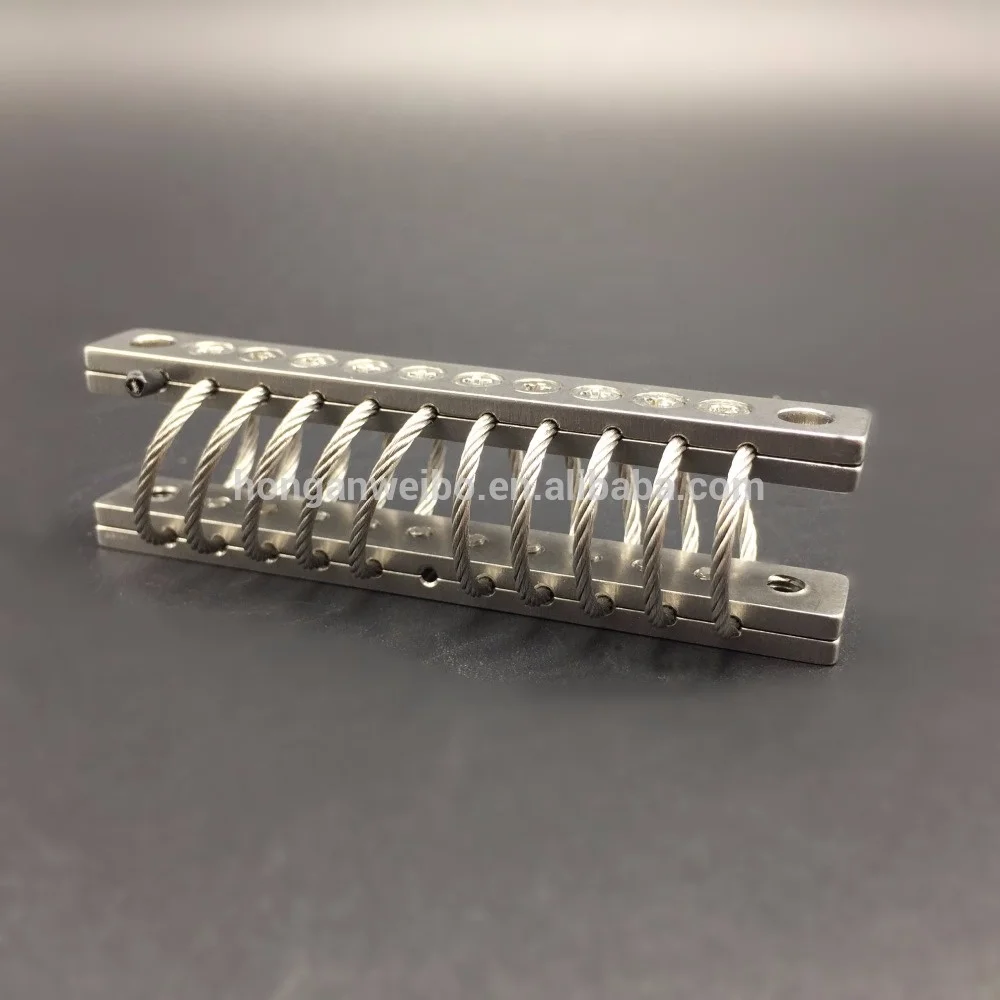 Accesorios para máquinas Electrónica integrada Cámara Componentes de vibración de choque JGX-0240D-3.6A Aislador de cuerda de alambre de acero inoxidable