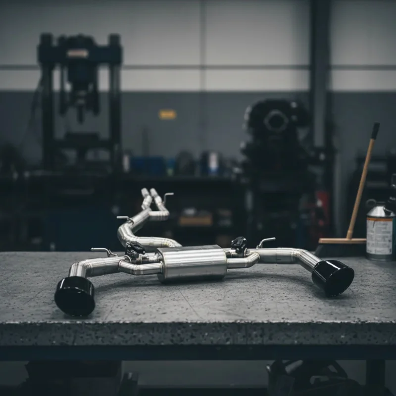 Titanium Catback Exhaust System Muffler for Audi TTRS 2.5T 2017-2023 High-performance Valve-equipped Exhaust Pipe Racing Upgrade