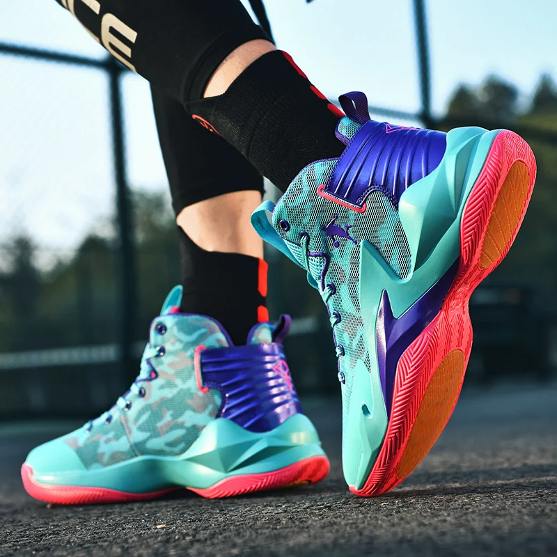 

Basketball Shoes Professional Men Cushioned Training Sports Shoes Athletic High-Quality Sneaker Luxury Street Basketball Boots