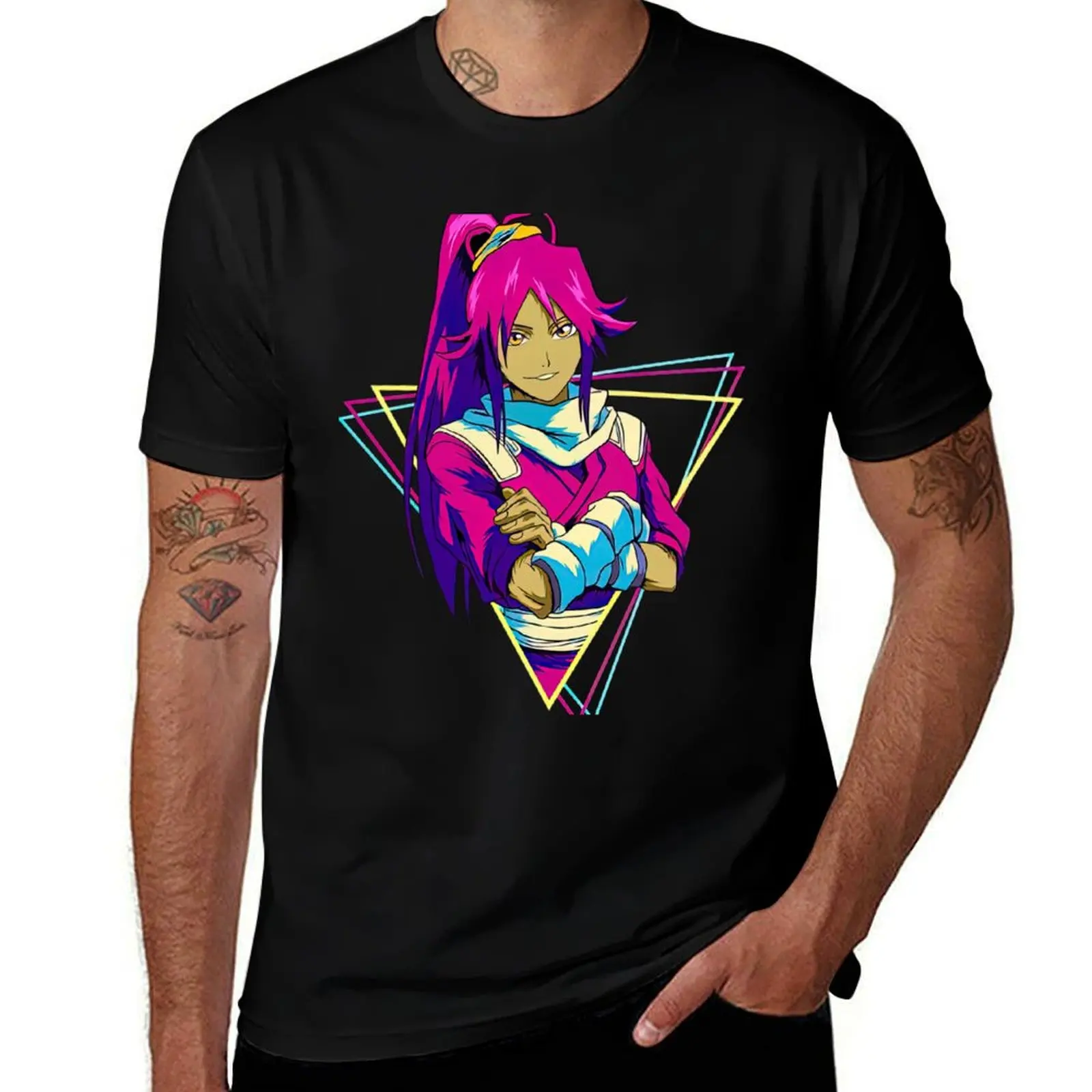 

Bleach Yoruichi Shihoin T-Shirt Durable Work Wear T-Shirt