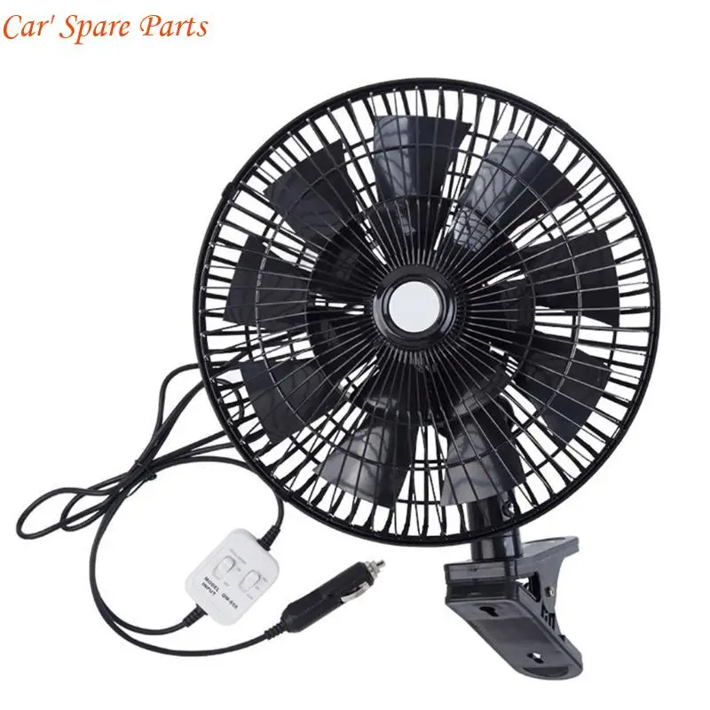 Y4UA Driving Car Fan With Adjustable Speeds & Firm Clip Portable Fan for Trucks