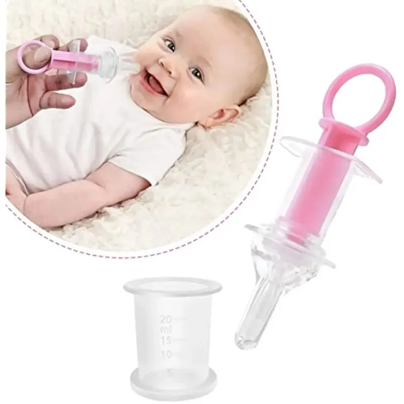 Transparent Infant Medicine Dropper for Pacifier Nipple Syringe