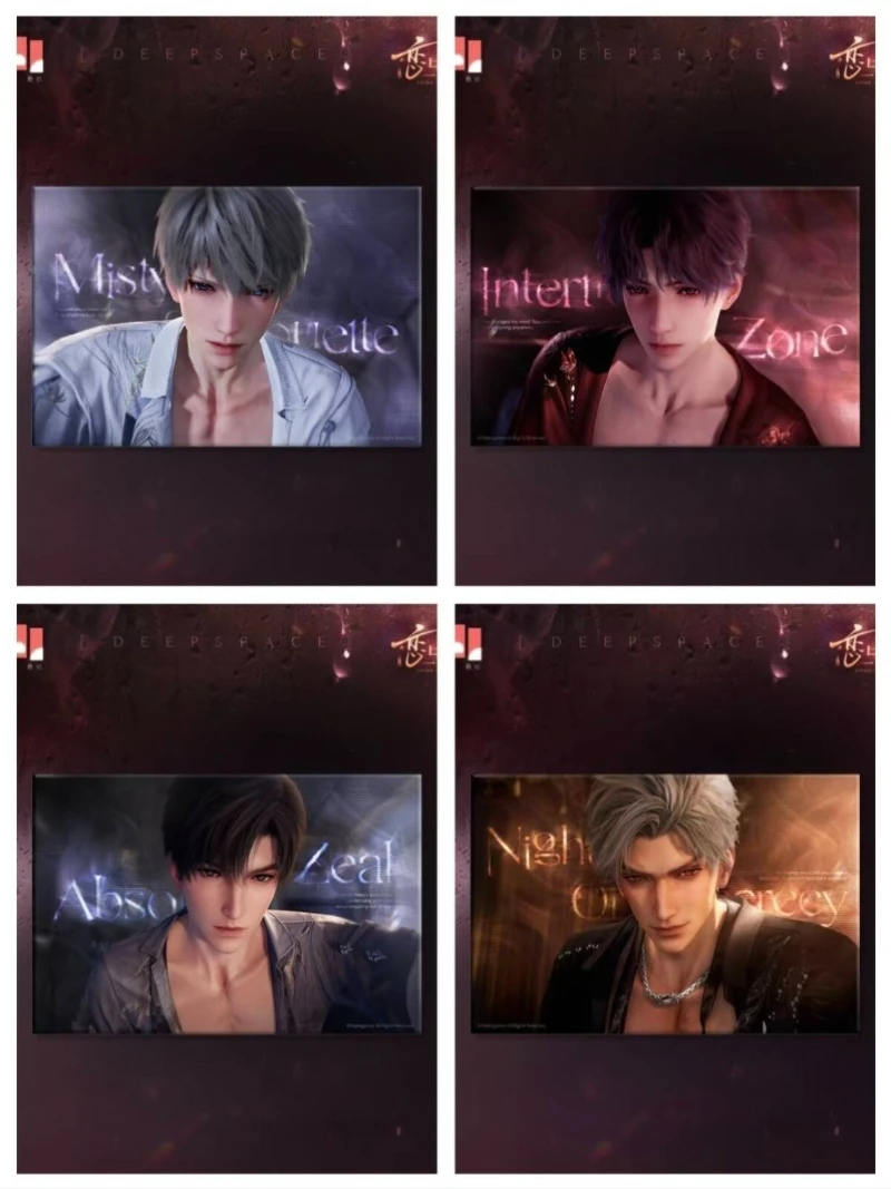 

[Official Merch] Love and Deepspace Nightly Rendezvous Game Anime Cos Sylus Rafayel Zayne Xavier Borderless Amber Glow Art Print