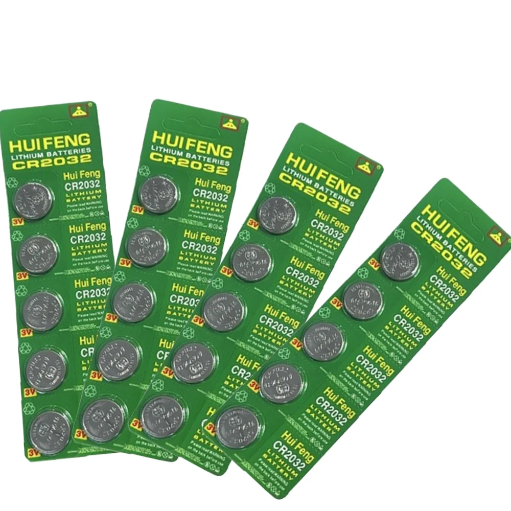 5-50PCS 3V CR2032 lithium battery CR 2032 DL2032 ECR2032 electronic remote control candle light motherboard toy button battery