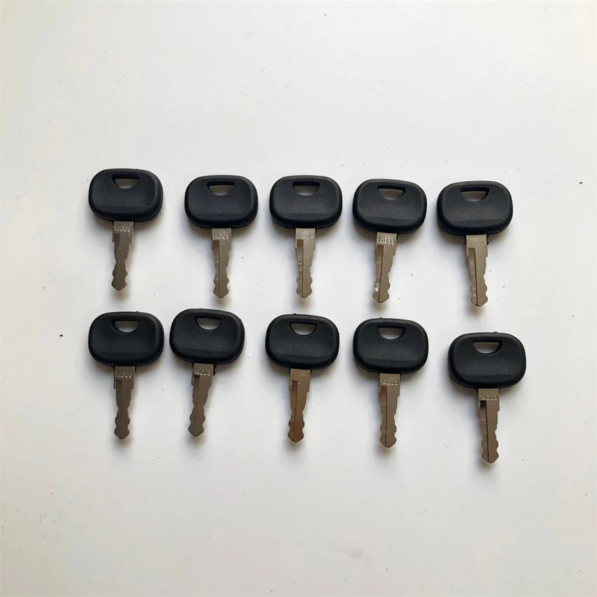 10PCS 14603 Key for JCB Bomag Dynapac Terex Vibromax New Holland NH For Ford Moxy Hamm For Volvo