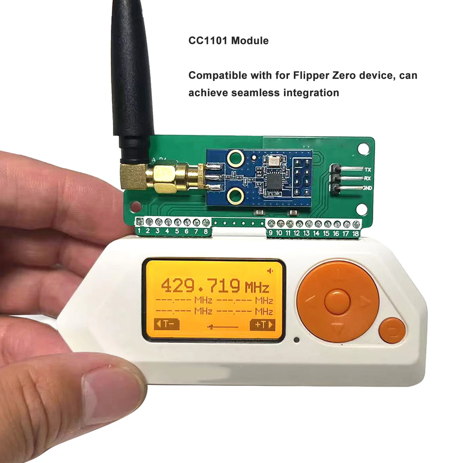 CC1101 Module 433MHz Development Board SubGhz Modification Module for Flipper Zero