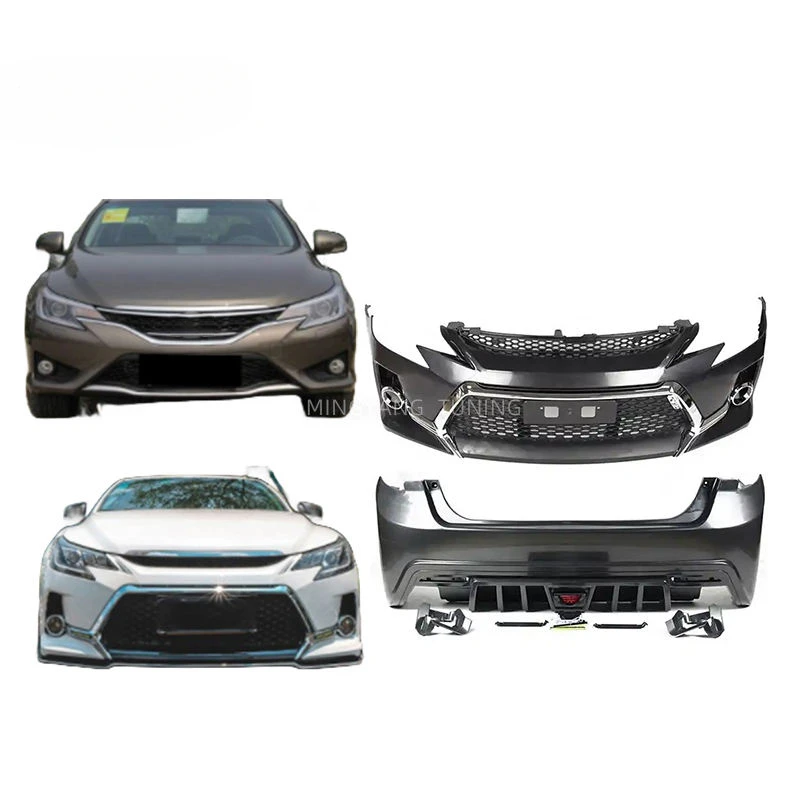 High quality  PP plastics GS design body kit car bumpers for Toyota Mark X 2010-2018