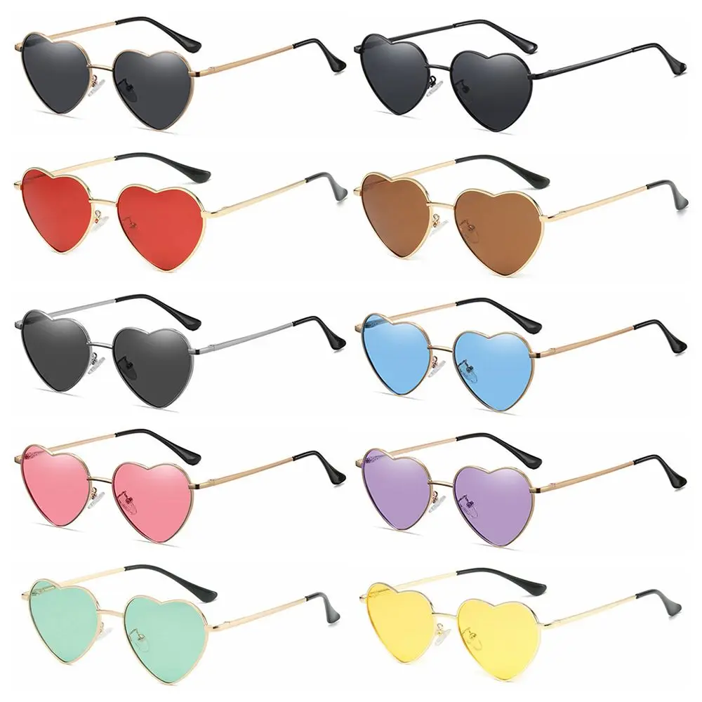 

Fancy Accessories Vintage UV400 Protection Women Heart Sunglasses Heart-Shaped Glasses Eyewear Polarized Glasses