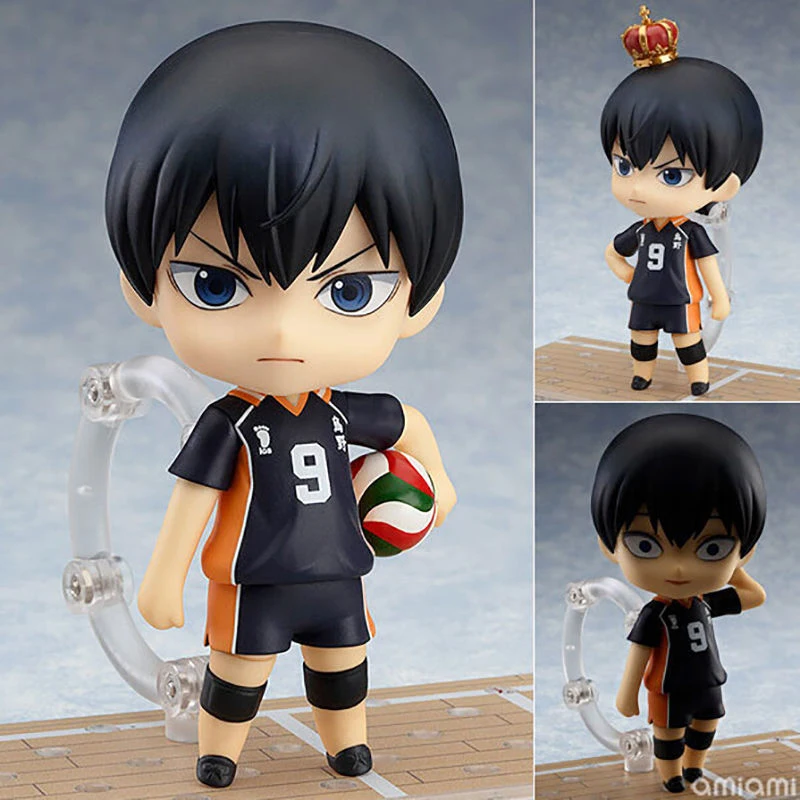 Haikyuu!! Animation Game Peripheral Toys Anime Action Movable Model Hinada Kageyama Nendoroid Figures Ornament Collection