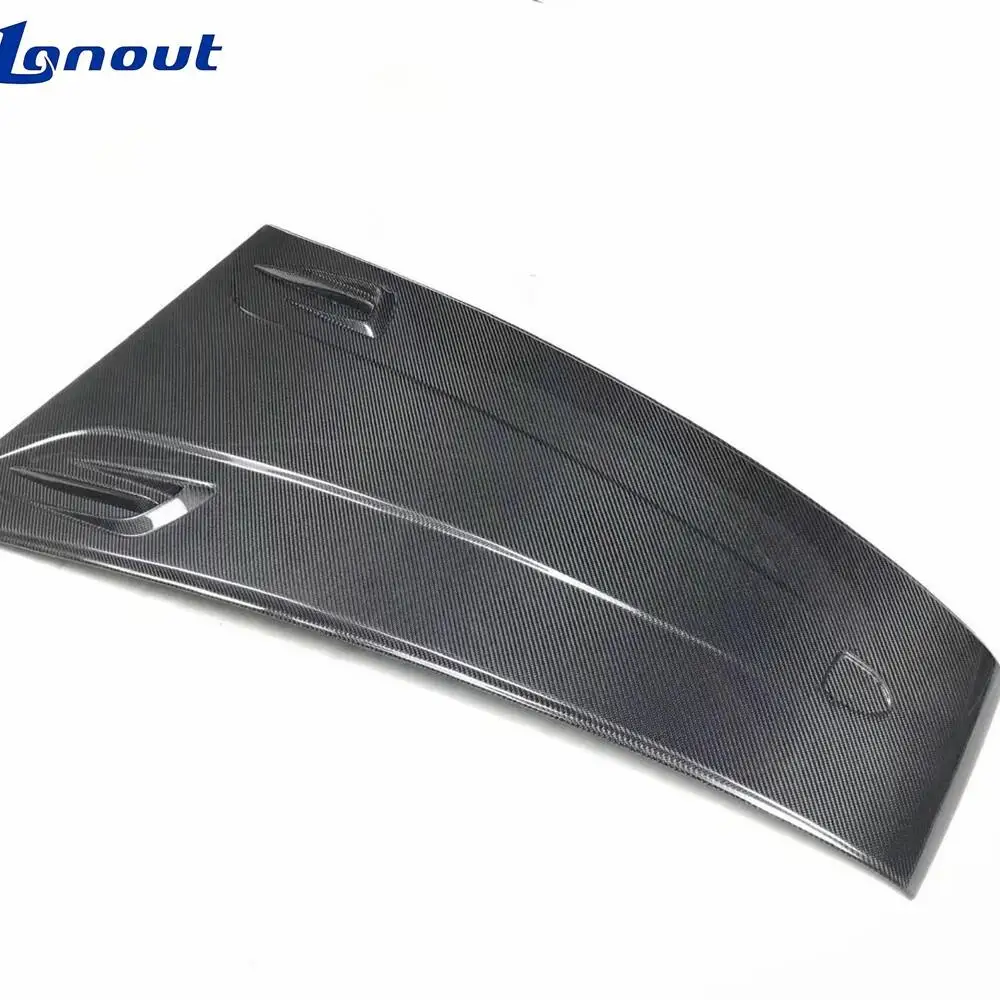 High Quality SD Style Carbon Fiber Bonnet Hood Accessories for Porsche Macan Upgrade Engine Cover