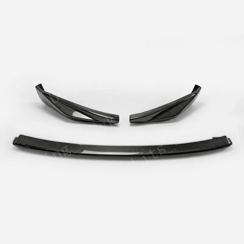 For Nissan 09-12 370Z Z34 Zenki JDM Front Bumper Lip Diffuser 3Pcs Carbon Fiber car BodyKits - view 5