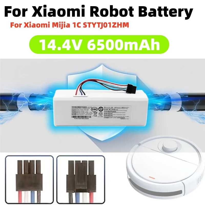 

Replacement Battery for Xiaomi Mijia Mi Robot - Original 14.4V 1C P1904-4S1P-MM for Vacuum Cleaner Sweeping Mopping Robot
