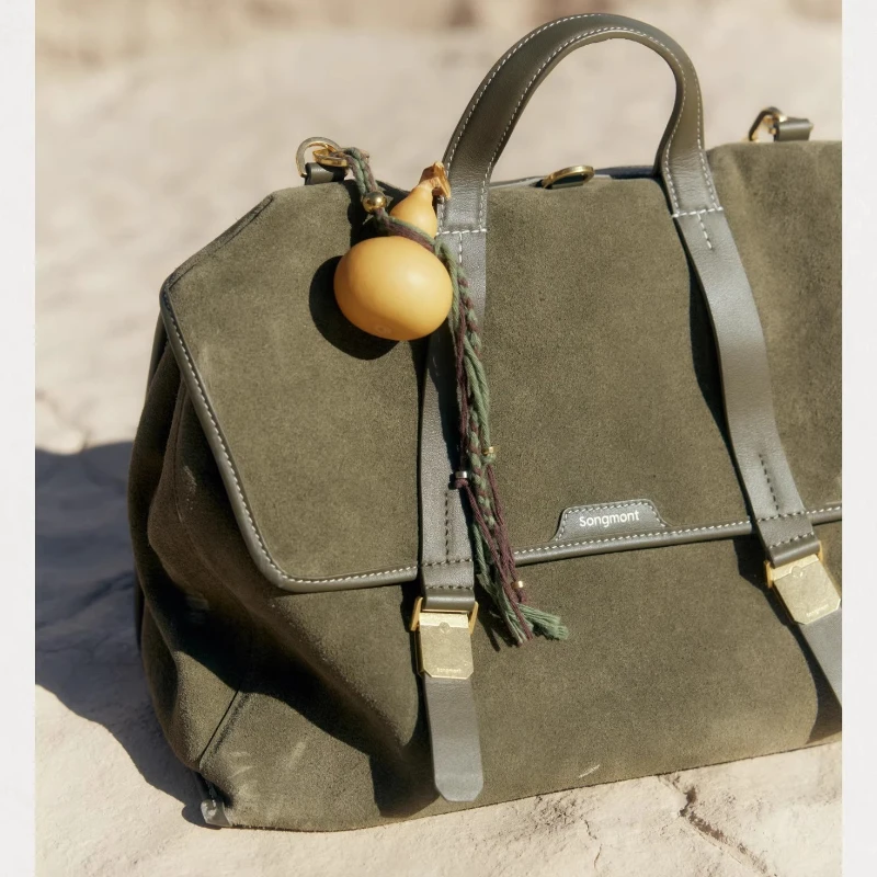 Songmont rassemblement qi gourde sac charme accessoires rétro style national concepteur nouveau gourde charme