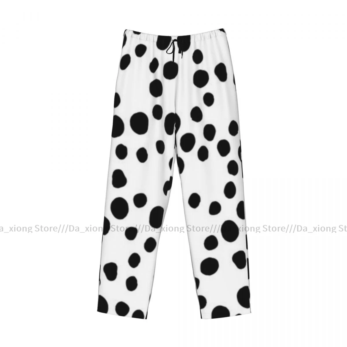 Calças masculinas de pijama com bolinhas, calças masculinas Sleep Bottoms, calças masculinas Lounge