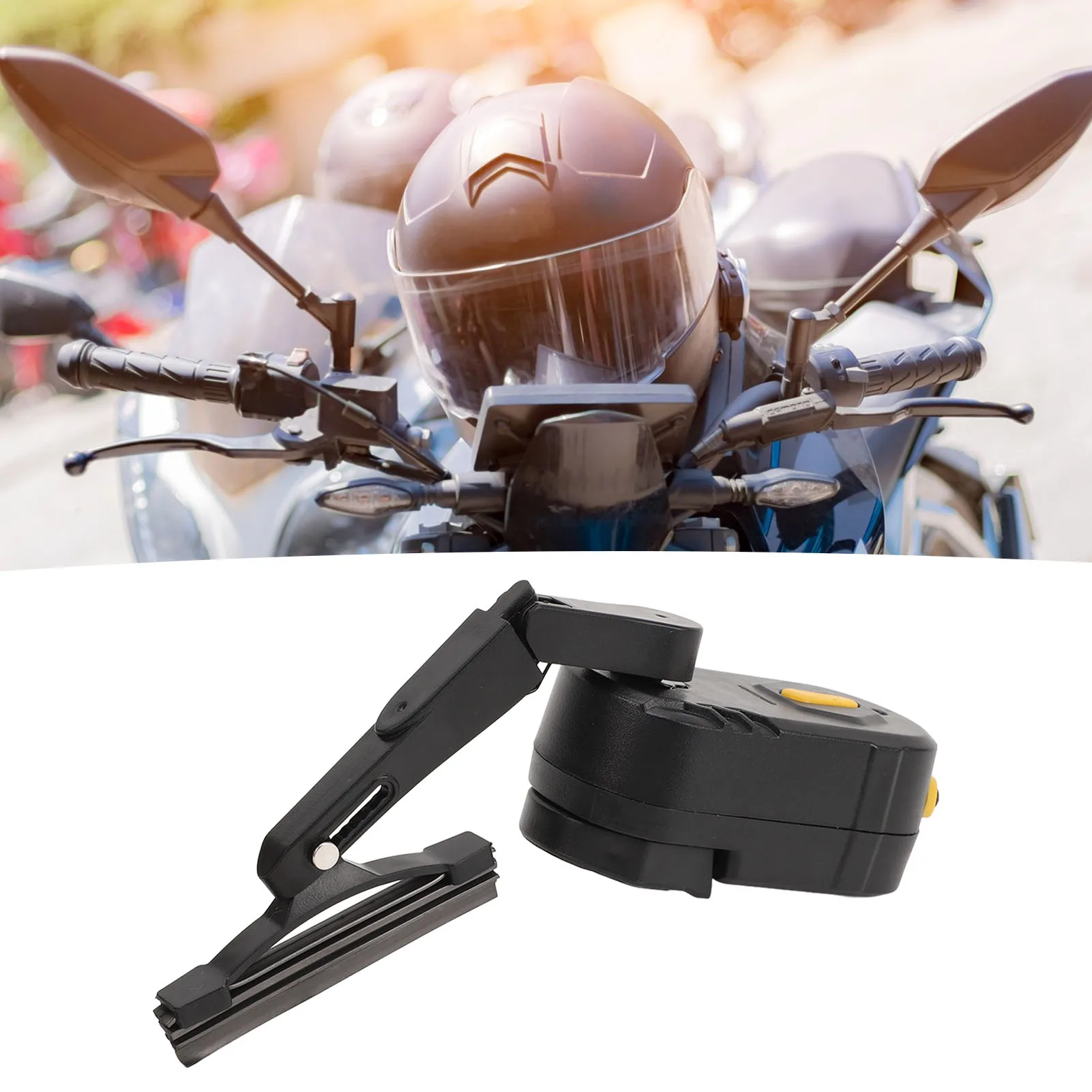 Universal Rechargeable Motorcycle Helmet Wiper for Motorcycle and Electric Vehicle Helmets