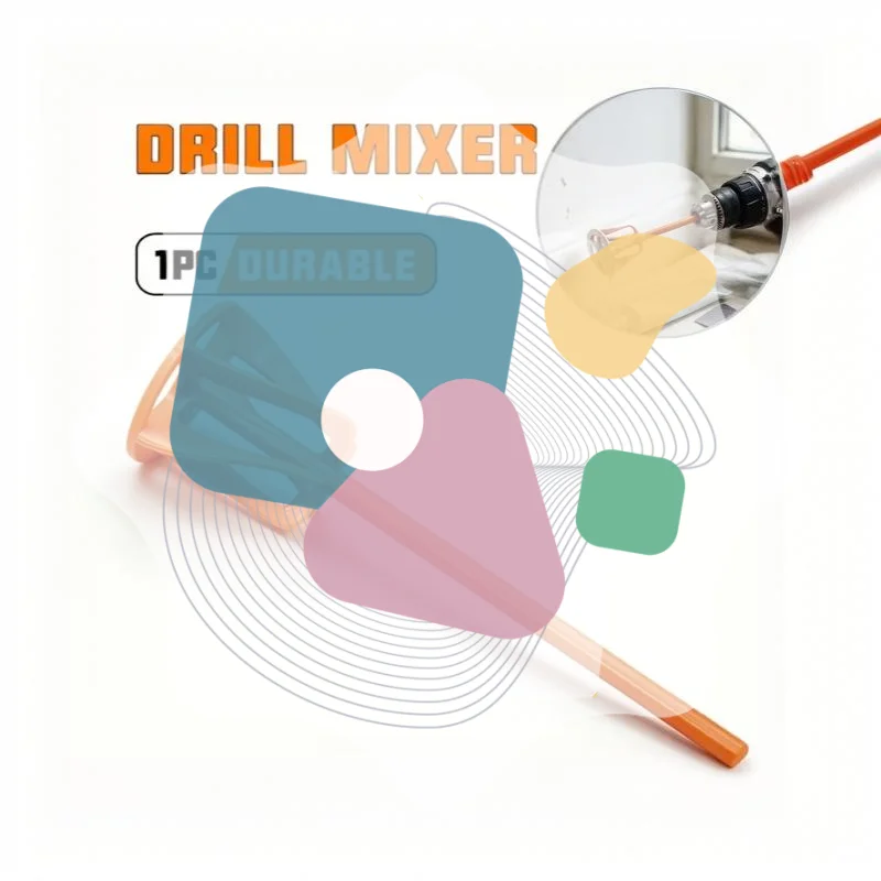 1PCS Hexagonal Shaft Gypsum Paint Mixer Accessory Multi-Functional Electric Drill Stirring Paddle For Mortar Filler