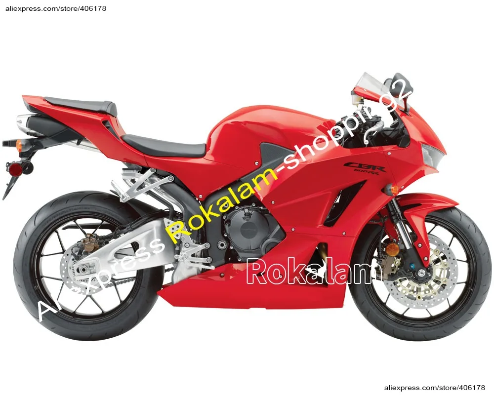 

Для Honda CBR600RR 2013 2014 2017 2013-2017 F5 CBR 600 RR 13 14 15 16 17 Полный красный комплект обтекателя мотоцикла (литье под давлением)