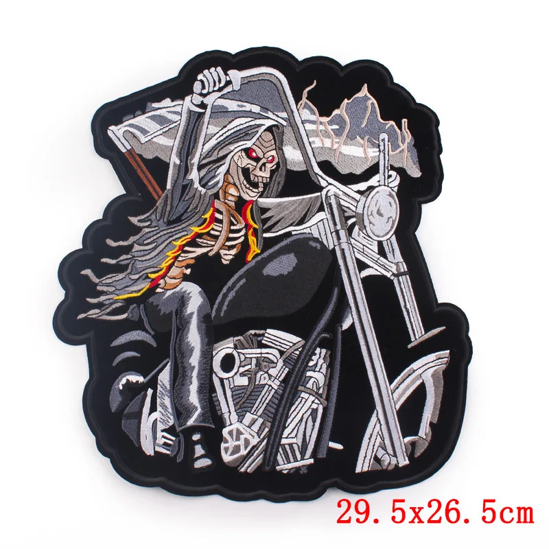 Patches for Clothing Thermal Iron Clothes Stickers Adhesive Accessories Patch Badge Sticker Backpack Sewing Transfer Motor Ghost