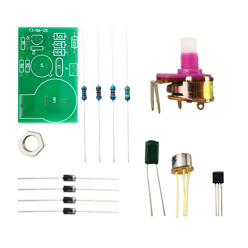 Soldering DIY Kit Single Junction Transistor SCR Table Lamp BT33 Dimming Welding Kit for Teaching and Training Parts