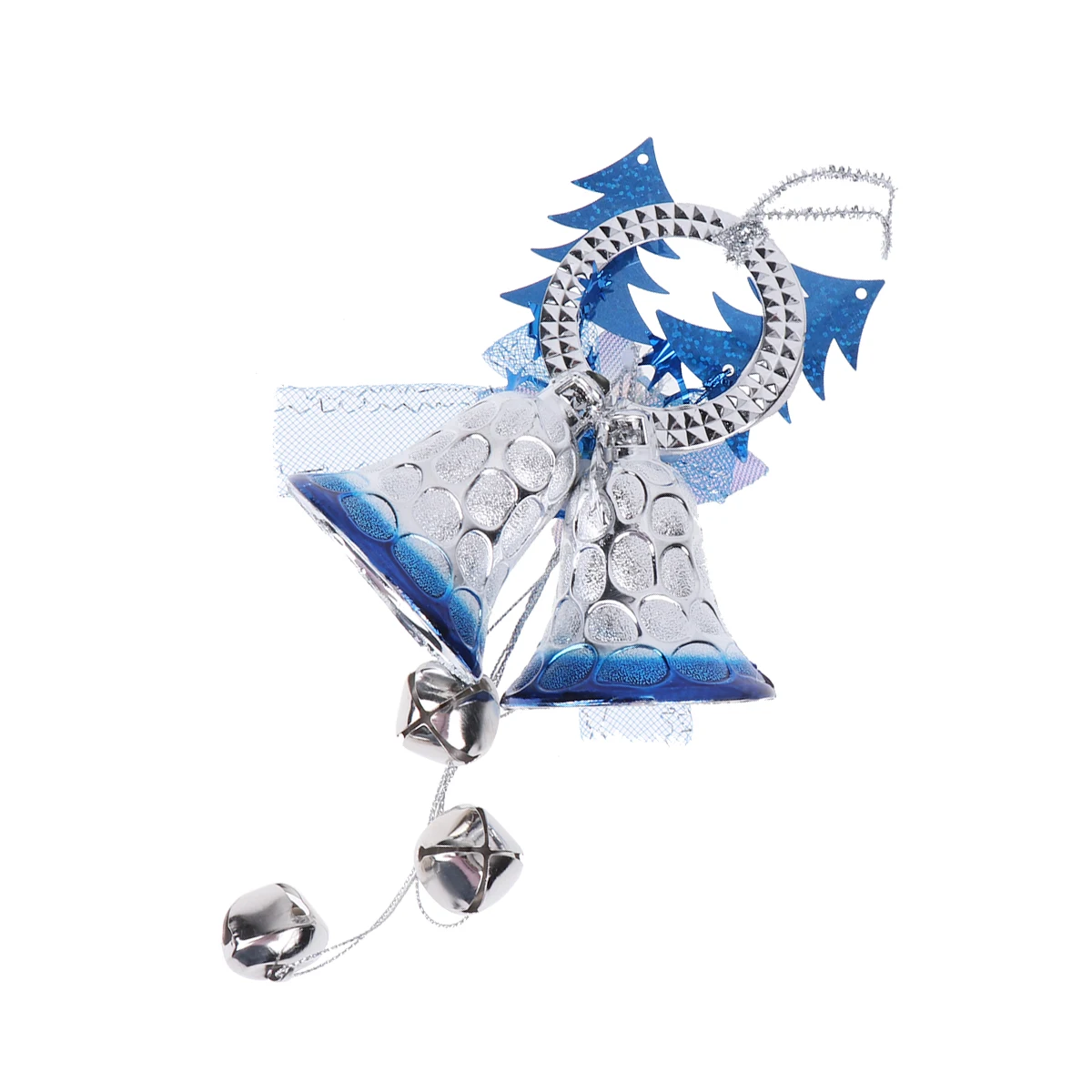 

2 Pcs Small Wind Chime Hang Decoration Wall Bells Christmas Door Ornaments Hanging Jingle