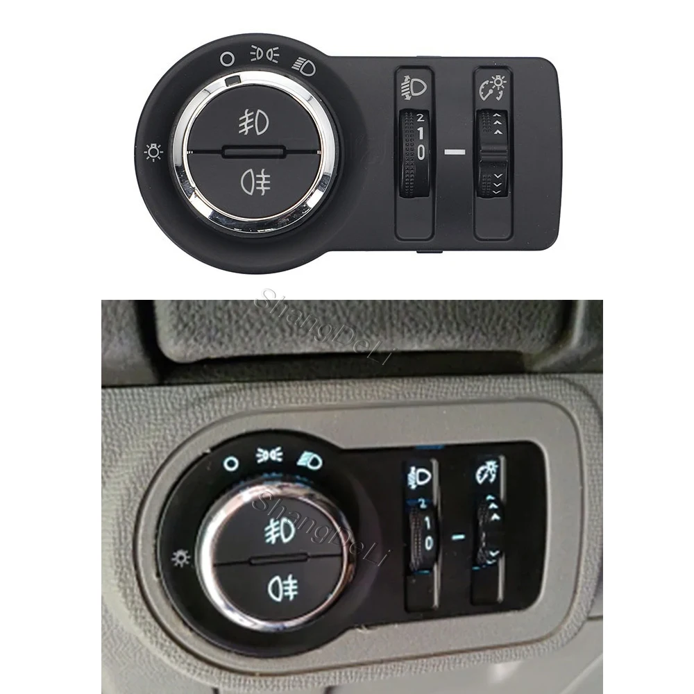13301749 Car Headlight Control Switches Fog Light Lamp Adjust Switch for Chevrolet Cruze