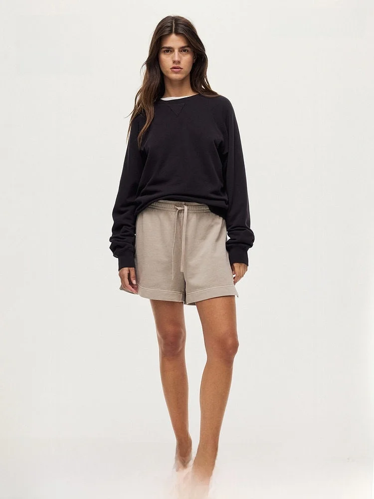 

Женские хлопковые спортивные брюки H&M, весенние, прямые, длинные, с высокой талией, 100% хлопок