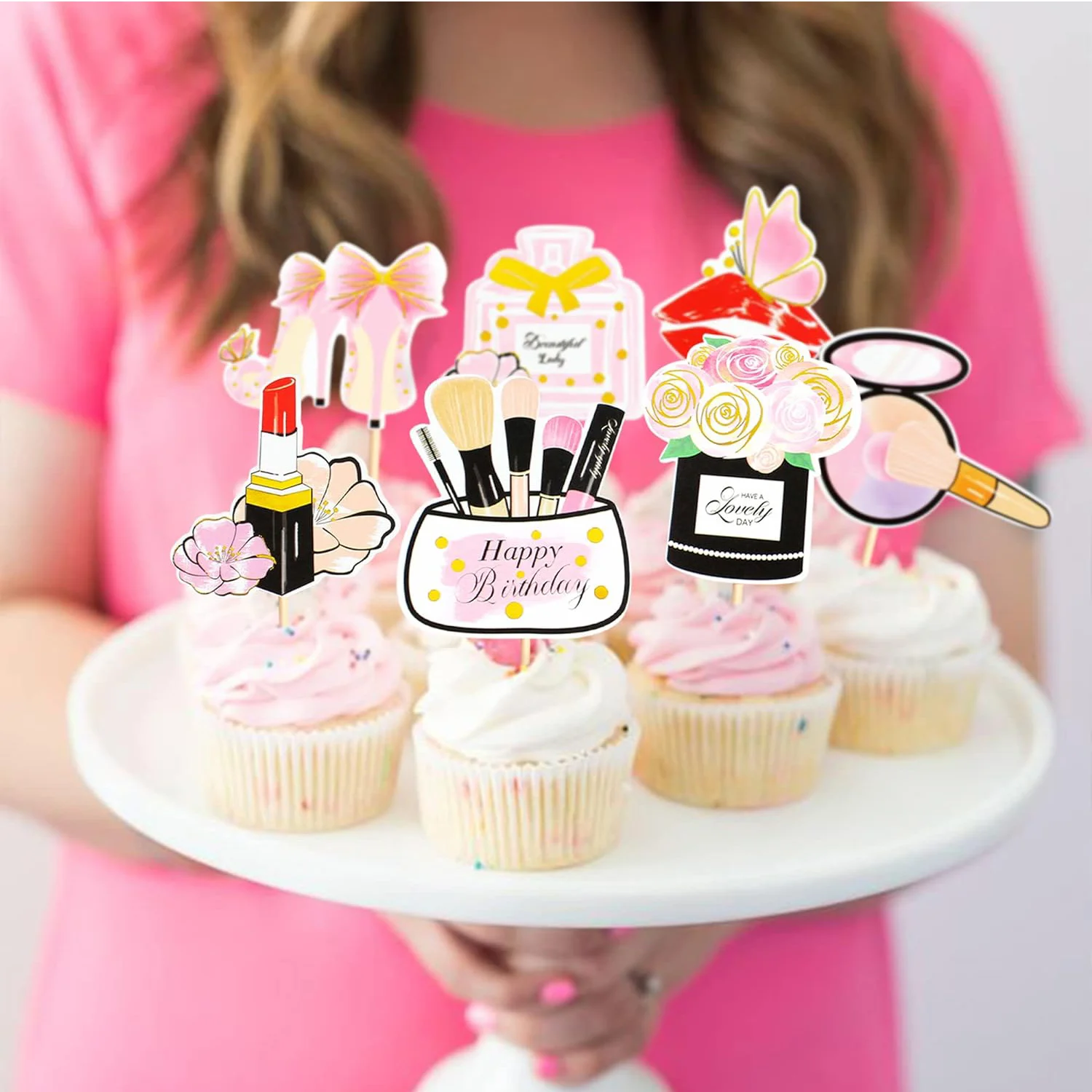 Cake Topper Acryl Happy Birthday roségold | Bestseller