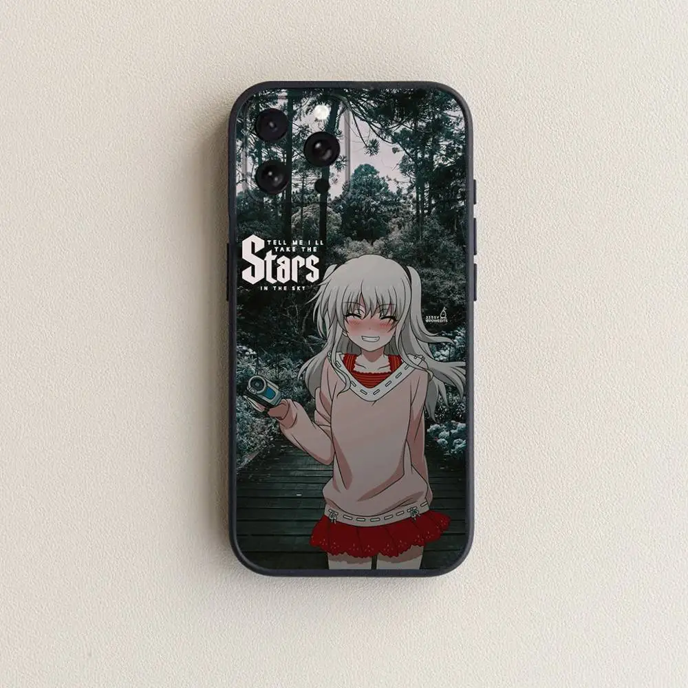 C-Charlotte Phone Case For iPhone 17,16,15,14,13,12,11 Plus,Pro Max,XS,X,XR,SE,Mini,8,7,Soft Silicone Black Cover #4