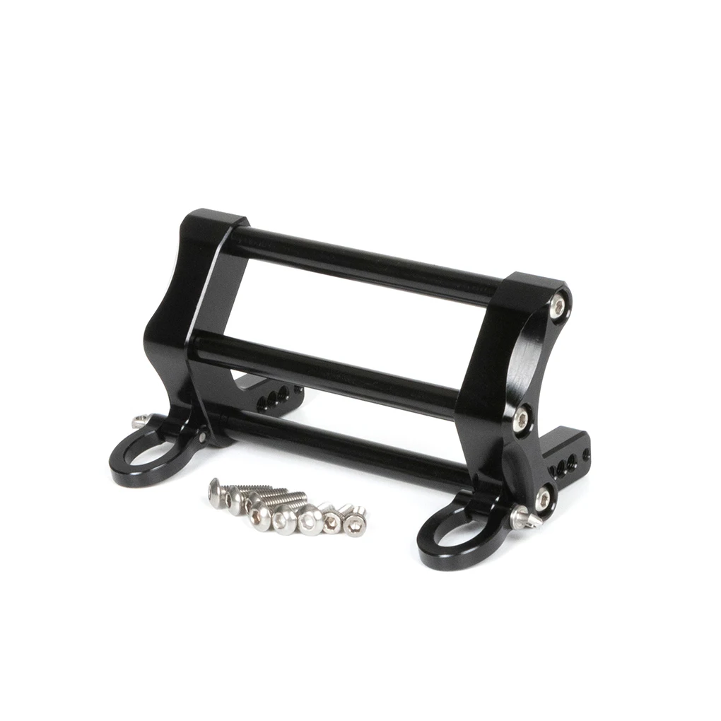 RCGOFOLLOW 1x Aluminum Alloy Wear-resistant Front Bumper For 1/10 Rc Front Bumper Trx4 RC Car Part RC Car Accessories