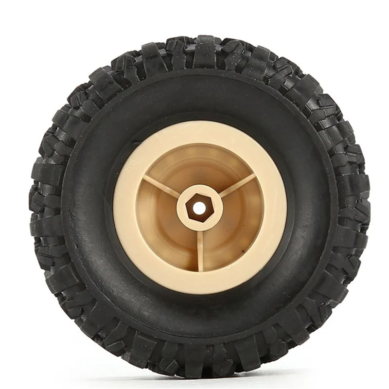 

ABUM-8 шт. резиновый обод колеса, шина для RC 1/16, альпинистский гусеничный автомобиль WPL B-1/B-24/C-14/C-24/B-16, запасная модель грузовика, желтая