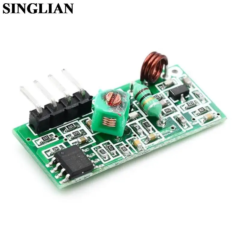 5Pair 433/315MHz RT 5V Super Regenerative Transmitter Receiver Module Wireless Receiving Module Wireless Transmitting Module