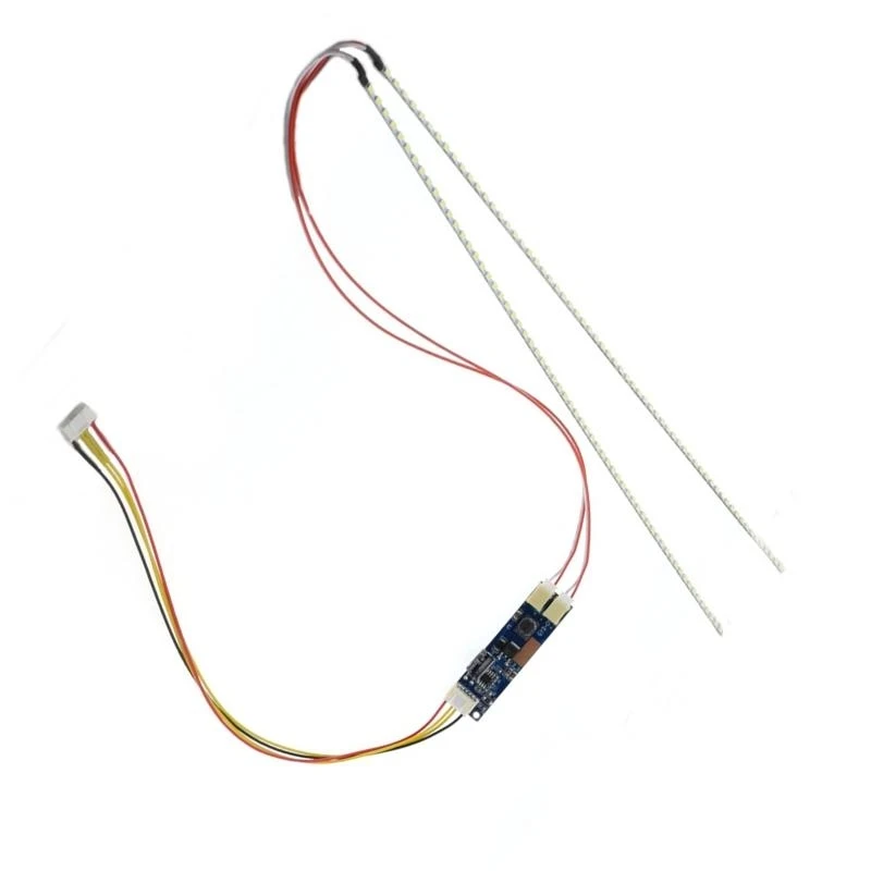 อัพเกรดโคมไฟแบ็คไลท์ LED 490 มม. 19inch พร้อมสายเคเบิลบอร์ดไดรเวอร์สำหรับจอ LCD