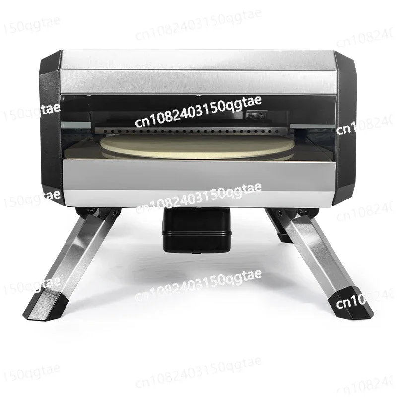 Outdoor Mini Pizza Oven Gas Powered Egg Tart Baker Oven Stainless Steel 14 Inch Pizza Baking Machine