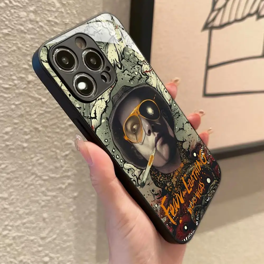 Fear and Loathing in Las Vegas  Phone Case for Iphone 15 14 12 11 13 Pro Max Mini 8 X Xr Xs Puls Black Glass Cover