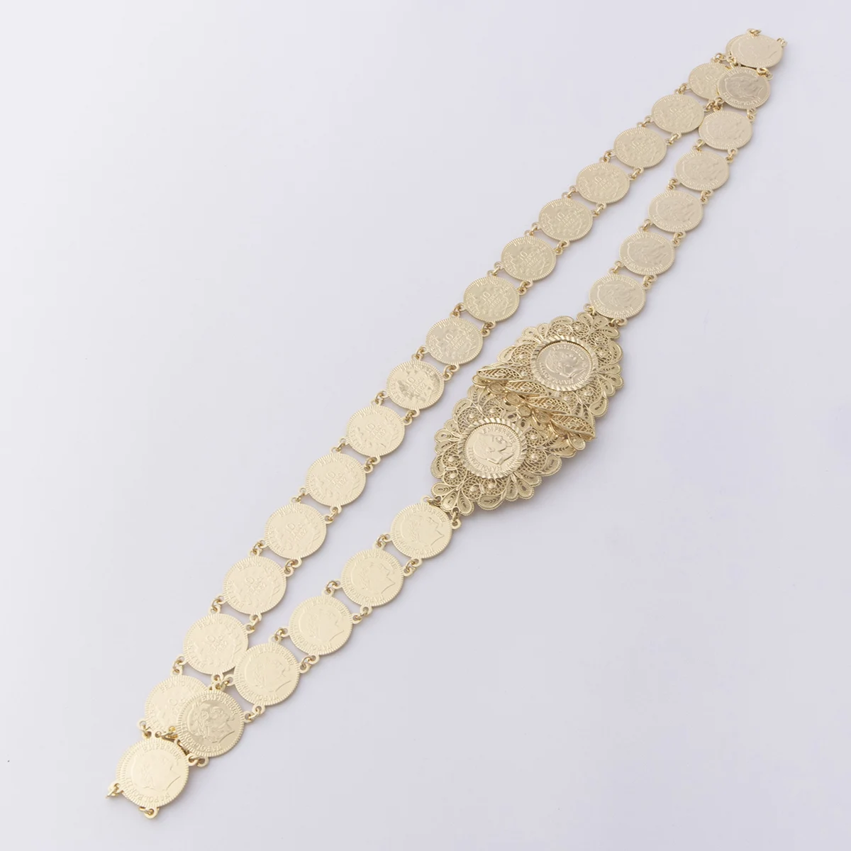 Algerian Tradtional Belt, Coin shape Belt, Wedding Chain, Bride Gift