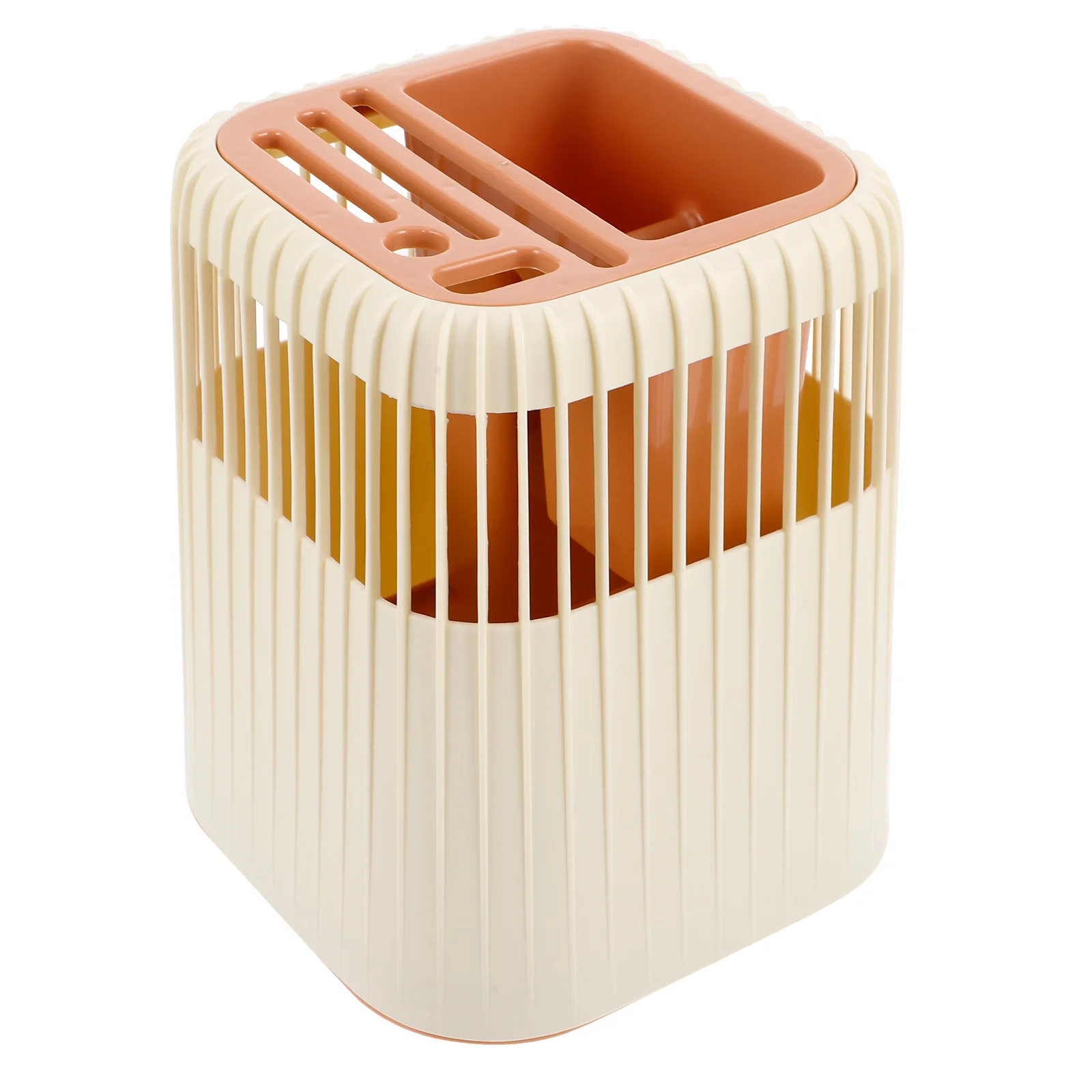 

Knife Storage Cylinder Multifunctional Rotating Drain Rack Kitchen Utensil Holder Silverware ganizer Countertop