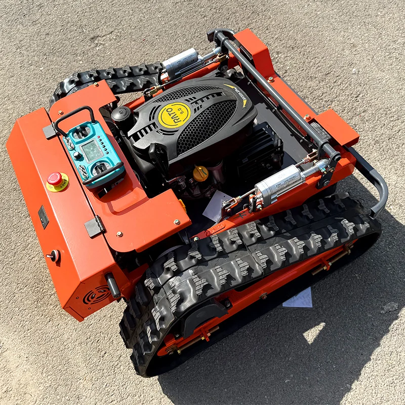 Mesin Pemotong Rumput Remote Control Otomatis yang Disesuaikan Mesin Pemotong Rumput Remote Control 800mm 4wd