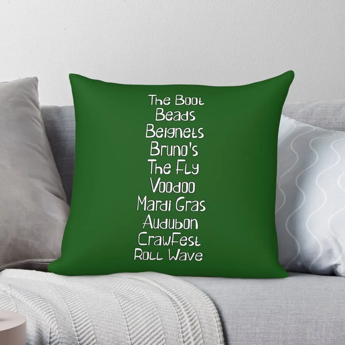 Tulane University Icon Square Pillowcase Polyester Linen Velvet Creative Decorative Throw Pillow Case Sofa Seater Cushion Cover