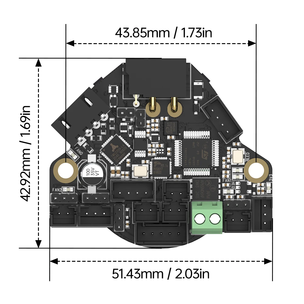 BIGTREETECH EBB36 EBB42 CAN V1.2 مجلس ل كليبر Hotend رئيس أداة Canbus Usb 42 مللي متر 36 مللي متر الطارد BLV أندر 3 أجزاء طابعة ثلاثية الأبعاد #5