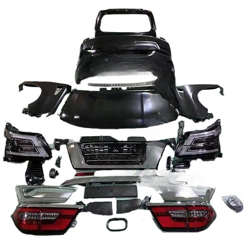 

Front and rear surround upgrade modified car suitable for 11-22 Nissan Tule old and new exterior accessories Y62Patrol