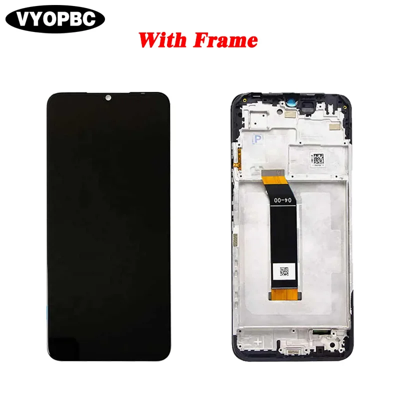 Original LCD Display With Frame For XIAOMI Redmi Note 11R Panel Digitizer Assembly Repair Replacement Parts 22095RA98C Screen