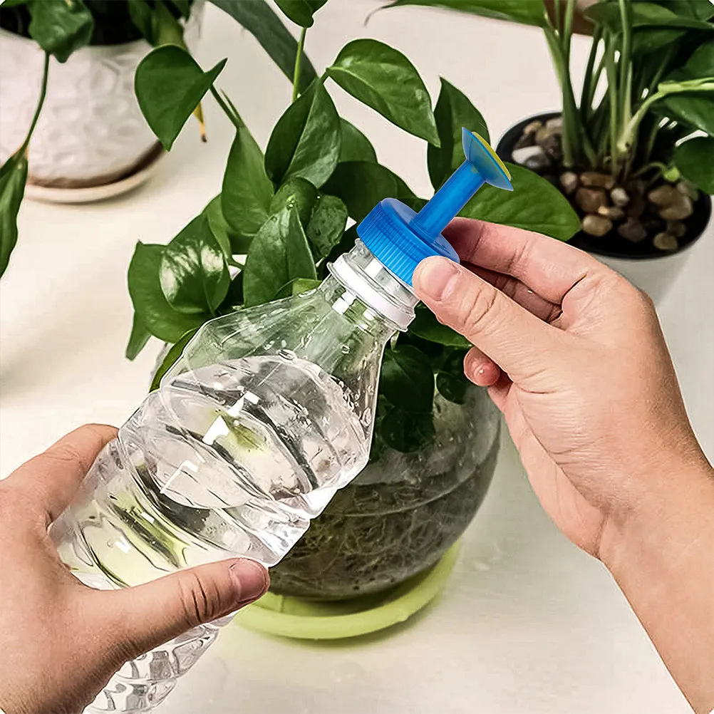 15 Pcs Portable Sprinkler Head Bottle Nozzle Blue Watering Tools for Indoor Plants