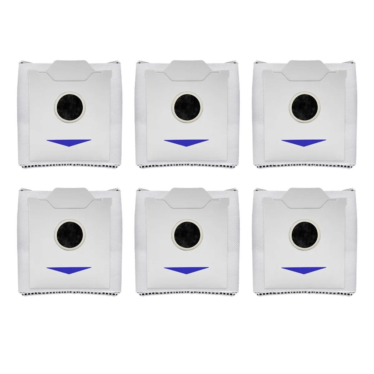 A56XQ ل Ecovacs Deebot N30 Omni / N30 Pro Omni روبوت فراغ الملحقات الرئيسية الجانب فرشاة فلتر Hepa خرقة كيس لجميع الغبار أجزاء 6 قطعة