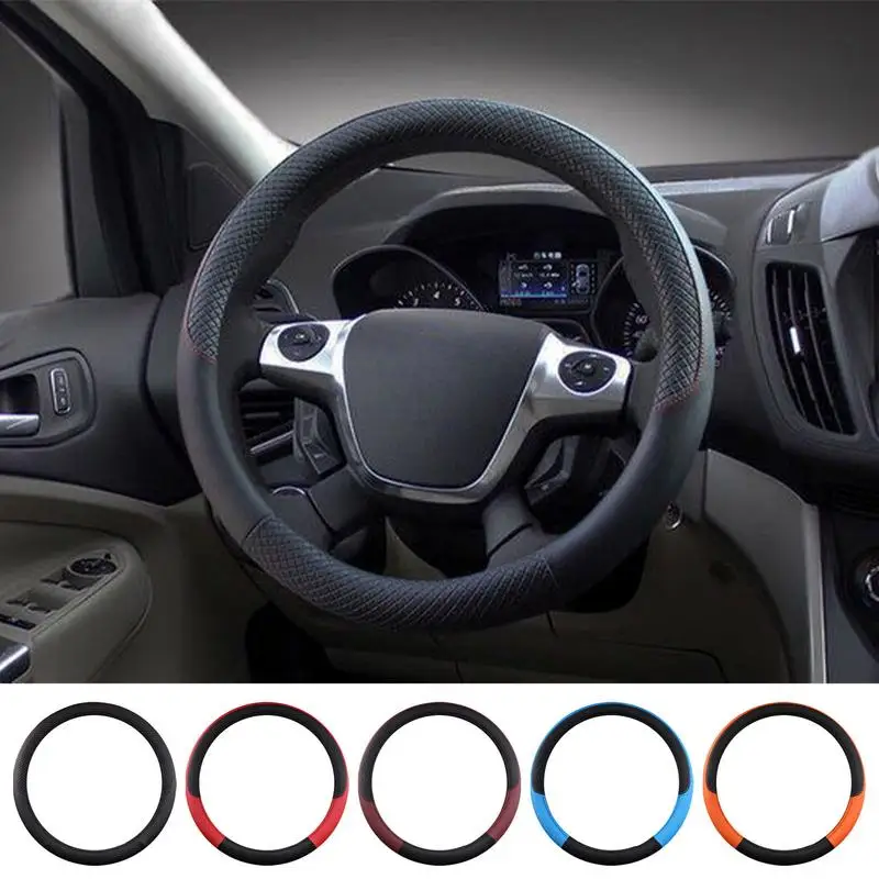 Steering Wheel Sleeve Steering Wheel Protector Car Interior Accessory Auto/Car/SUV Steering Wheel Wrap Sweat-Absorbing Car