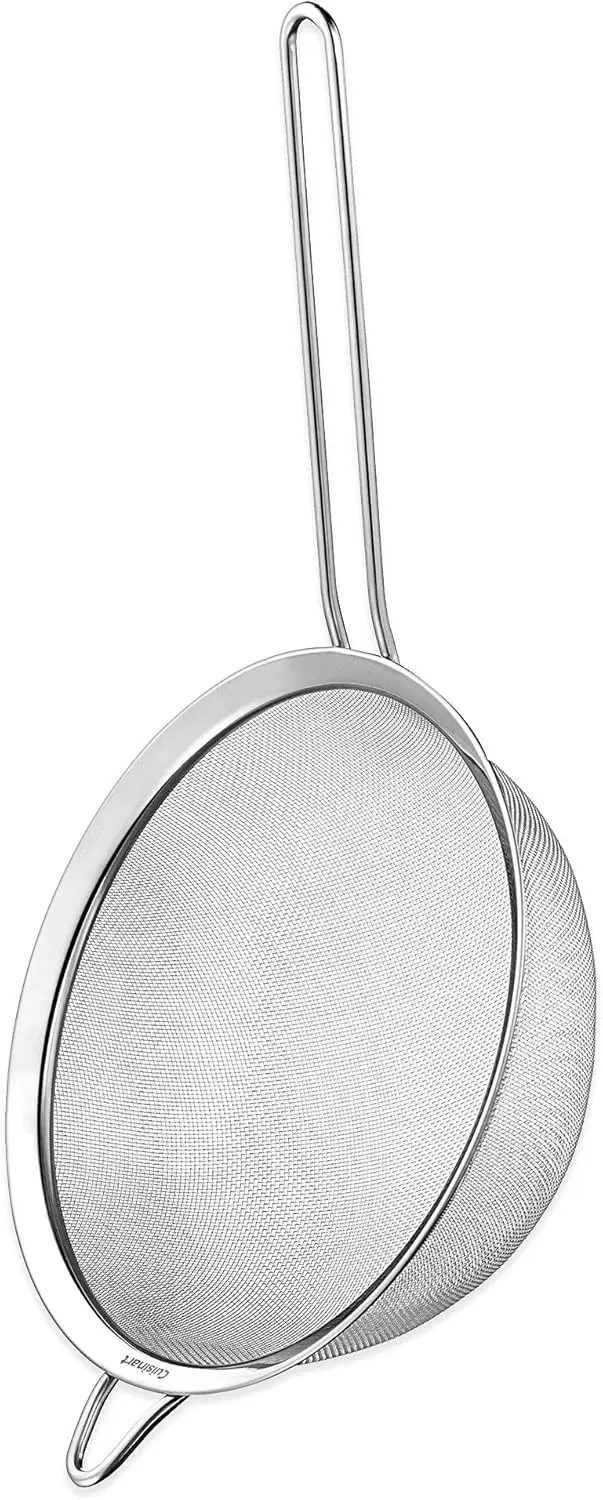 طقم أواني طهي غير لاصقة مكون من 11 قطعة، أسود، 55-11BK ومصافي شبكية، طقم 3 عبوات، CTG-00-3MS