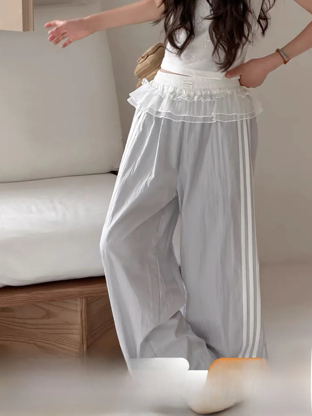 girls-summer-lightweight-loose-casual-pants-quick-dry-long-trousers-children's-clothing-soft-wide-leg-pants-breathable-skin-f