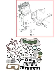 SCANIA ํธ๋ญ APS ๊ณต๊ธฐ ๊ฑด์กฐ๊ธฐ ์๋ฆฌ ํจํค์ง, OEM 2813426 2706309 2608040 3002074 2851181 2897062 ์ ํฉ