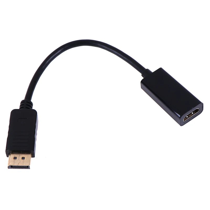 Wysokiej jakości nowy port wyświetlacza DP męski na żeński kabel HDMI konwerter Adapter monitora lub projektora