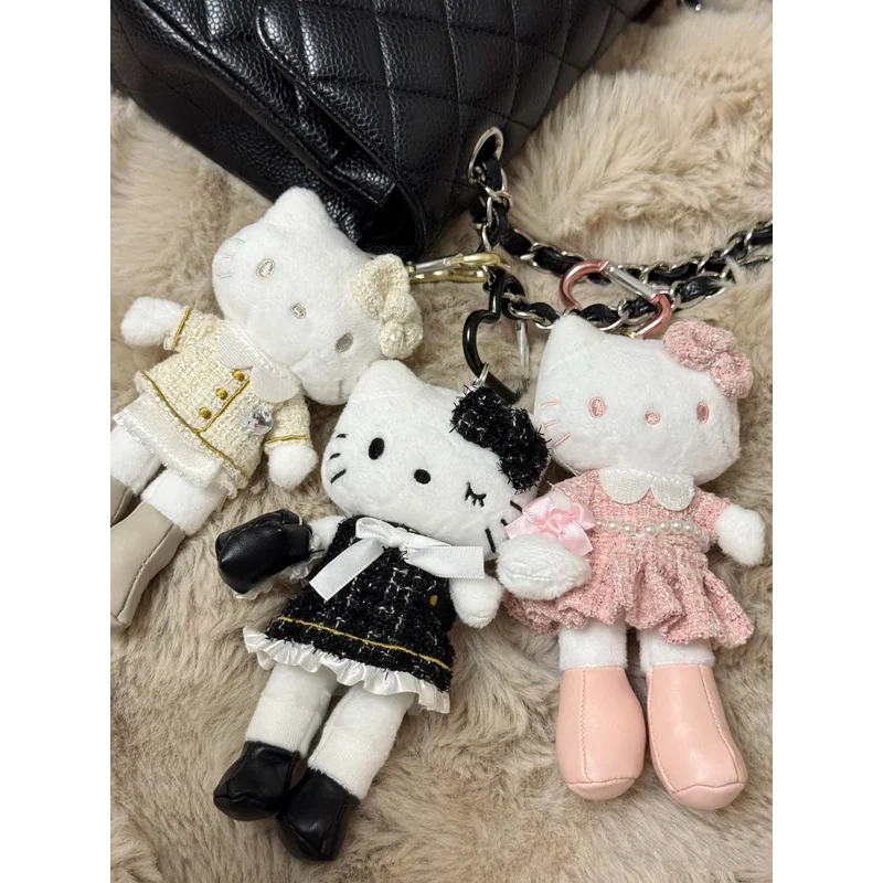 12 سم   شخصية أنيمي   مرحبا كيتي   ألعاب قطيفة طويلة الأرجل   كاواي   قلادة سلسلة المفاتيح دمية   حشوة القطن pp   زخرفة التعبئة والتغليف   هدية
